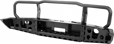 Бампер РИФ передний Toyota Land Cruiser 76 c доп. фарами и защитной дугой