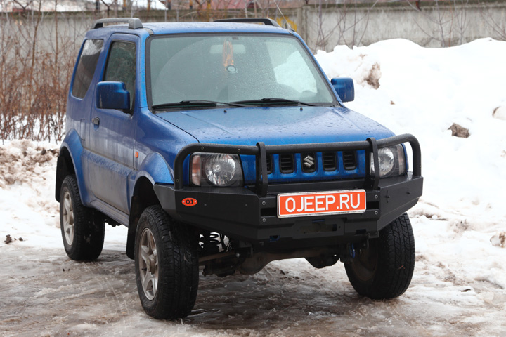 ПЕРЕДНИЙ СИЛОВОЙ БАМПЕР OJ Suzuki Jimny III 1-ый рестайлинг 2005-2012