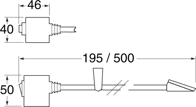 Штурманский светильник гибкий длиной 500 мм 