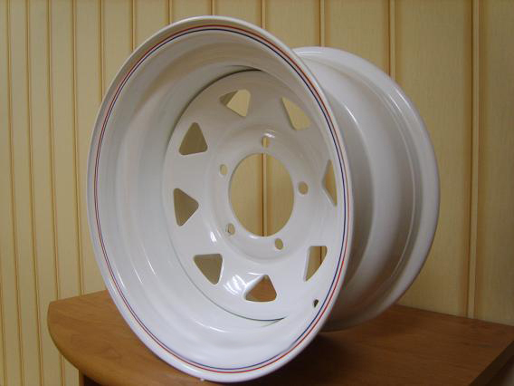 Диск колесный крашеный OFF-ROAD Wheels белый Toyota 6x8R15