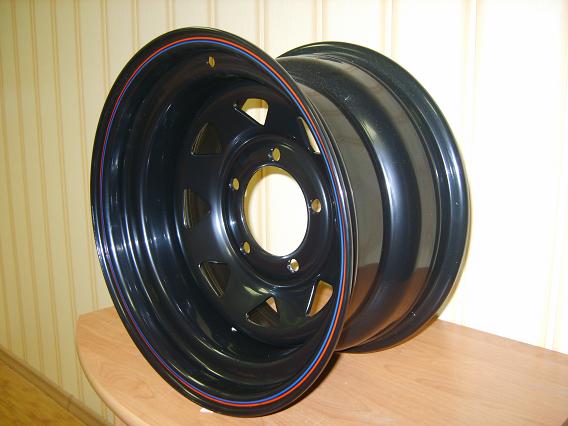 Диск колесный крашеный OFF-ROAD Wheels черный Toyota 105 5x8R16