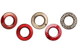 Декоративное рифленое кольцо к модулю LA3 (красное)