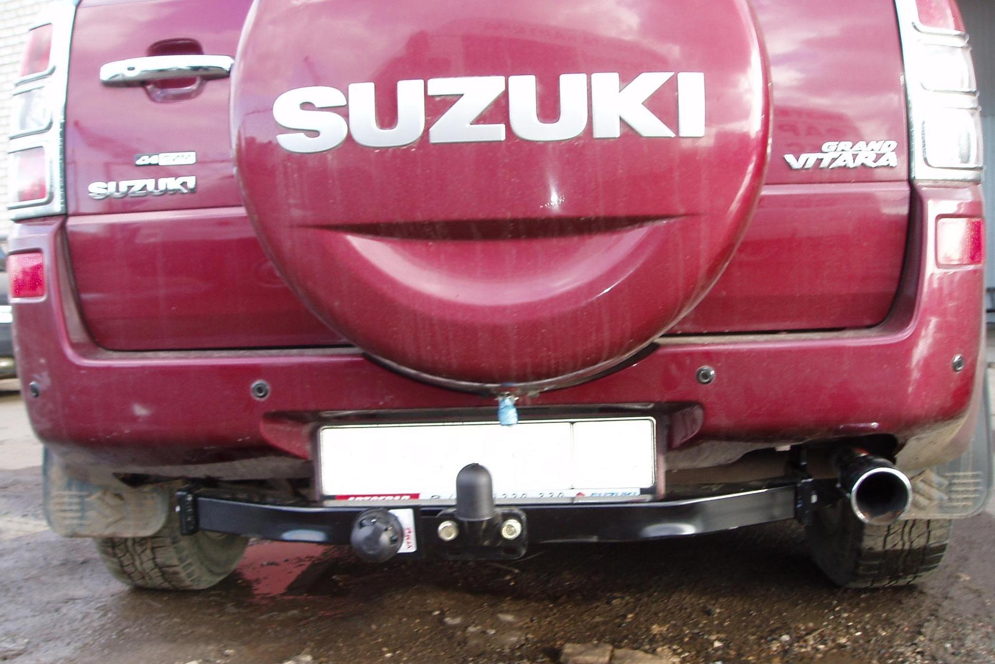 Фаркоп VFM для Suzuki Grand Vitara II 5-дв. 2005-2016. Фланцевое крепление. Артикул 2850-F