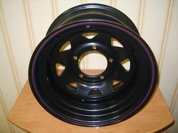 Диск колесный крашеный OFF-ROAD Wheels черный Toyota 6x10R15